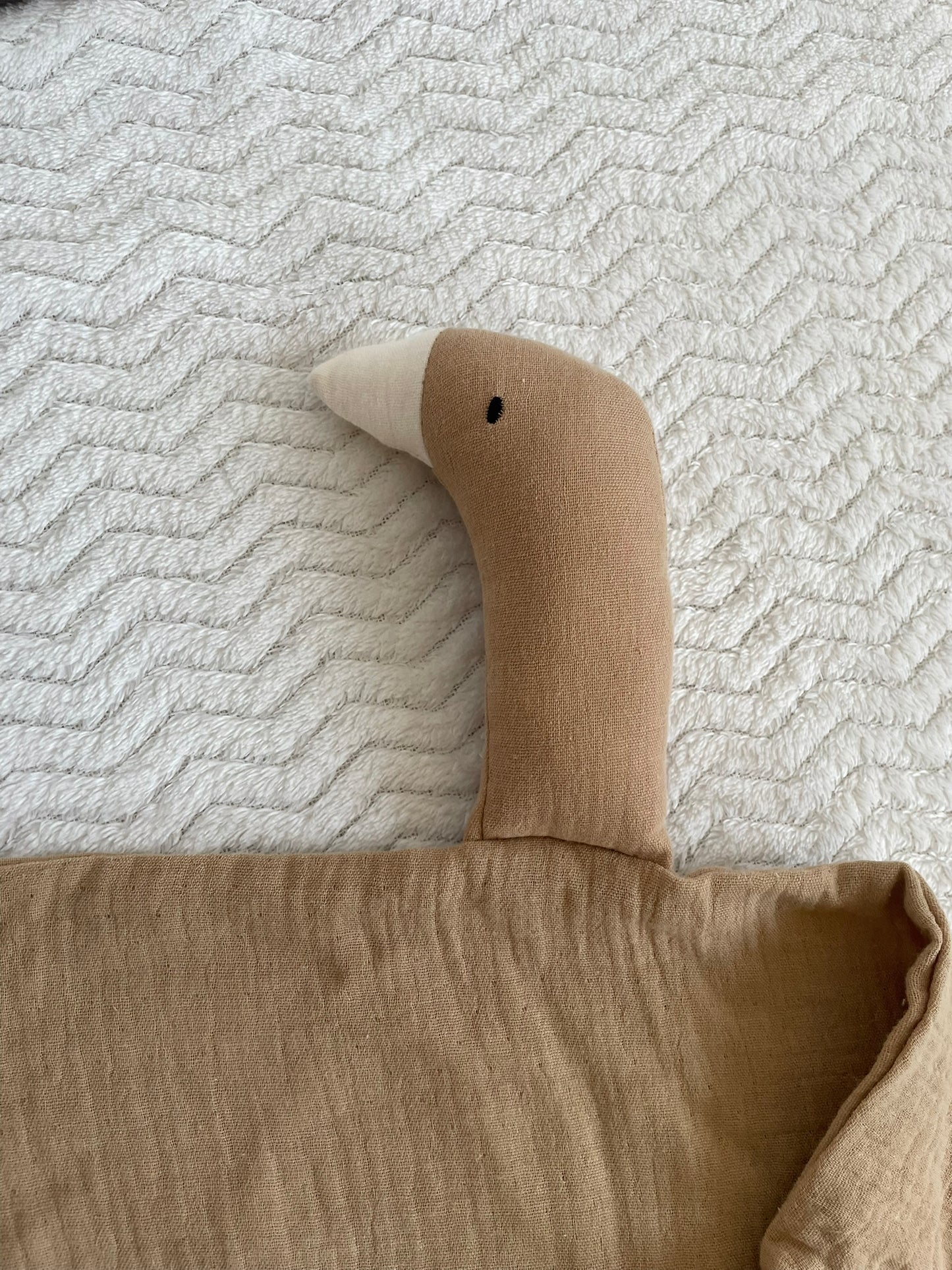 Bruine Gans van Hydrofiele Stof 45cm