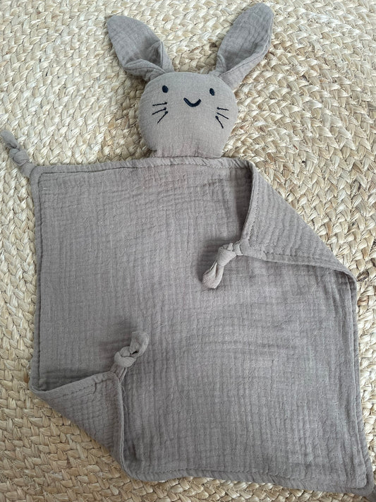 Bruin Knuffelkonijntje Pluisje - Hydrofiel | 45 cm