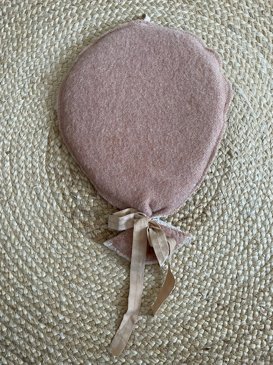 Handgemaakte Wollen Ballon Roze - 100% Wol | 35cm
